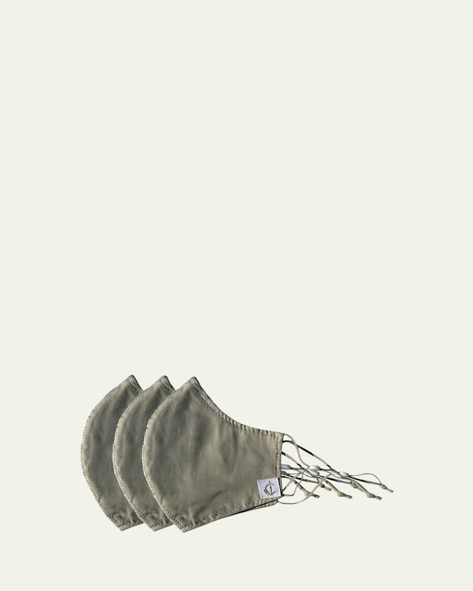 Protective Mask Set of 3 - Grey